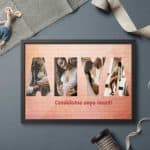 A3 méretű paszpartus kép, fotónyomtatással – anya, mama - Image 22