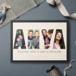 A3 méretű paszpartus kép, fotónyomtatással – anya, mama - Image 14