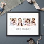 A3 méretű paszpartus kép, fotónyomtatással – anya, mama - Image 6
