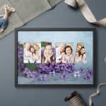 A3 méretű paszpartus kép, fotónyomtatással – anya, mama - Image 2