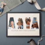 A3 méretű paszpartus kép, fotónyomtatással – anya, mama - Image 25