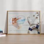 A3 méretű paszpartu – szív kivágással - Image 3