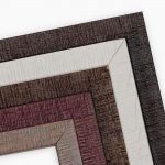 Erősen erezetes matt fa képkeret