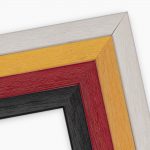 Erezetes matt fa képkeret