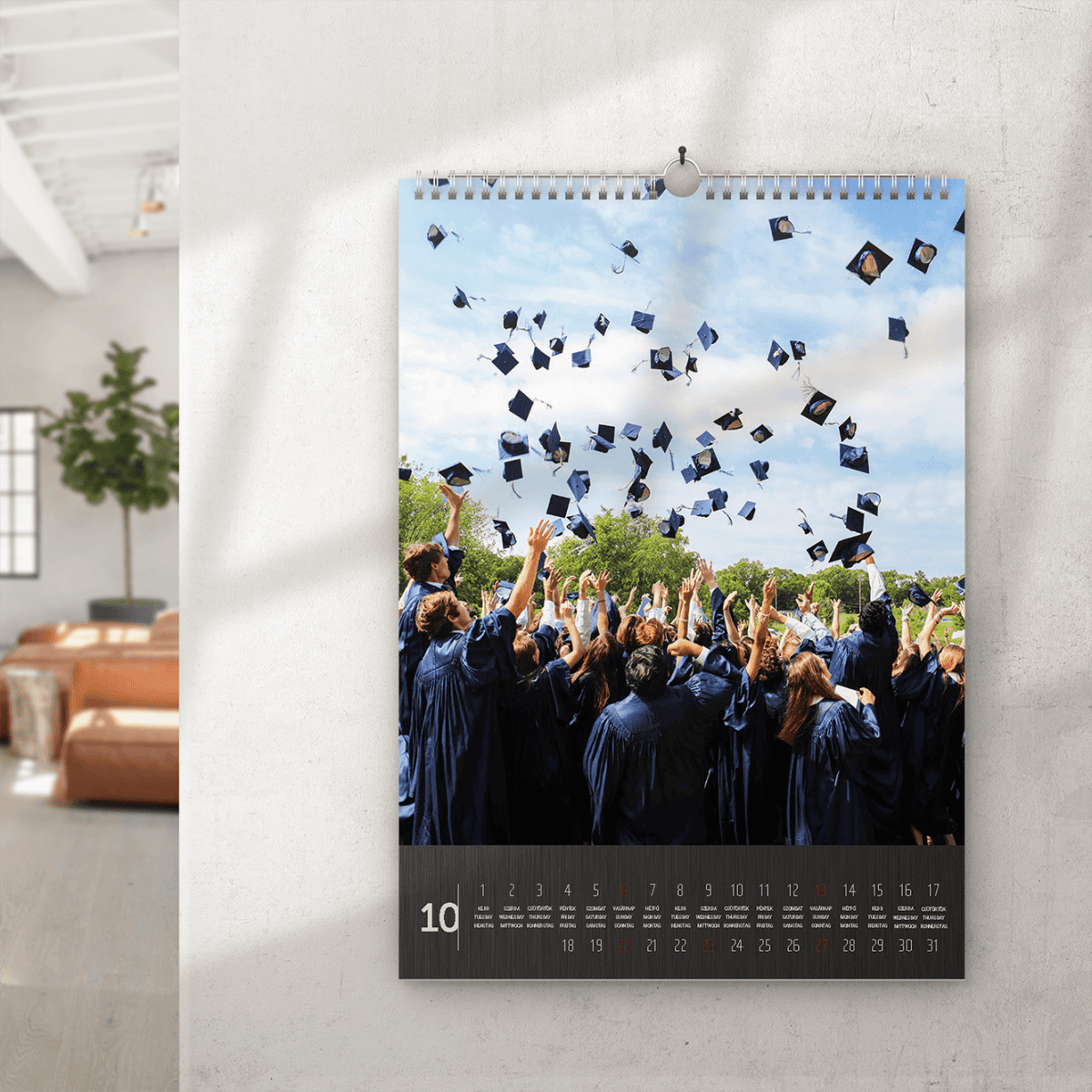 Falinaptár A3 – álló - Image 2