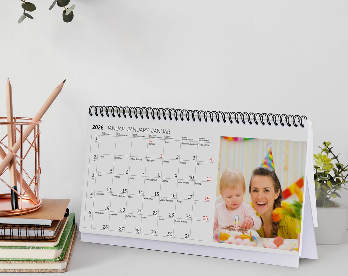 Asztali naptár – 12 lapos - Image 2